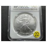 2009 1 Oz. Silver American Eagle NGC MS69 2009 1 Oz. Silver American Eagle NGC MS69
