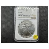 2013 1 Oz. Silver American Eagle NGC MS69 2013 1 Oz. Silver American Eagle NGC MS69