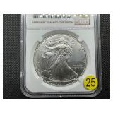 2013 1 Oz. Silver American Eagle NGC MS69 2013 1 Oz. Silver American Eagle NGC MS69