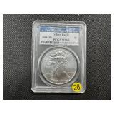 2014-W 1 Oz. Silver American Eagle PCGS MS69 2014-W 1 Oz. Silver American Eagle PCGS MS69