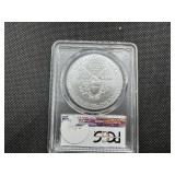 2014-W 1 Oz. Silver American Eagle PCGS MS69 2014-W 1 Oz. Silver American Eagle PCGS MS69