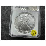 2020 1 Oz. Silver American Eagle NGC MS69 - NGC Price Guide is $70 2020 1 Oz. Silver American Eagle NGC MS69 - NGC Price Guide is $70