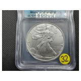 2021 1 Oz. Silver American Eagle ICG MS70 Emergency Issue - Perfect Grade! - PCGS Price Guide is $80 2021 1 Oz. Silver American Eagle ICG MS70 Emergency Issue - Perfect Grade! - PCGS Price Guide is $80