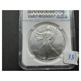 2021 Eagle Landing Type 2 1 Oz. Silver American Eagle NGC MS70  - Perfect Grade! - Early Releases 2021 Eagle Landing Type 2 1 Oz. Silver American Eagle NGC MS70  - Perfect Grade! - Early Releases