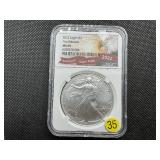 2022 1 Oz. Silver American Eagle NGC MS69   First Releases 2022 1 Oz. Silver American Eagle NGC MS69   First Releases