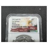 2022 1 Oz. Silver American Eagle NGC MS69   First Releases 2022 1 Oz. Silver American Eagle NGC MS69   First Releases