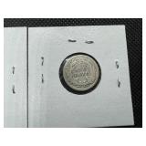 Two Seated Liberty Dimes - 1875 Marked XF and 1891 Marked G-4 - Greysheet Wholesale Value for Both is $36 Two Seated Liberty Dimes - 1875 Marked XF and 1891 Marked G-4 - Greysheet Wholesale Value for Both is $36