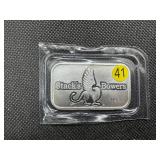 2023 BU Stacks & Bowers 1 Oz. Silver Bar 2023 BU Stacks & Bowers 1 Oz. Silver Bar