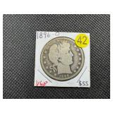 Key Date1896-O Barber Half Dollar Greysheet Wholesale Price for a G4 is $75! Key Date1896-O Barber Half Dollar Greysheet Wholesale Price for a G4 is $75!