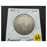 1915-S Barber Half Dollar 1915-S Barber Half Dollar