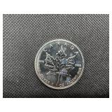 1989 BU Canadian 1 Oz. .9999 Silver Maple Leaf Coin 1989 BU Canadian 1 Oz. .9999 Silver Maple Leaf Coin