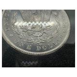 GSA Uncirculated 1882 Carson City Morgan Dollar with Original Box and Certiicate GSA Uncirculated 1882 Carson City Morgan Dollar with Original Box and Certiicate