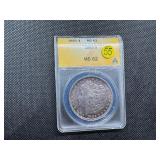 1882 Morgan Silver Dollar ANACS MS62 Attractively Purple Toned 1882 Morgan Silver Dollar ANACS MS62 Attractively Purple Toned