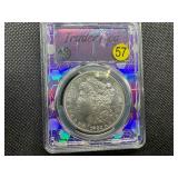 1882-S Morgan Silver Dollar PCGS MS64 Purple Trader Bea Holder- PCGS Price Guide is $125 1882-S Morgan Silver Dollar PCGS MS64 Purple Trader Bea Holder- PCGS Price Guide is $125