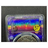 1882-S Morgan Silver Dollar PCGS MS64 Purple Trader Bea Holder- PCGS Price Guide is $125 1882-S Morgan Silver Dollar PCGS MS64 Purple Trader Bea Holder- PCGS Price Guide is $125