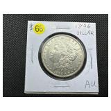1896 Morgan Silver Dollar Marked AU When Purchased 1896 Morgan Silver Dollar Marked AU When Purchased