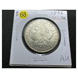1896 Morgan Silver Dollar Marked AU When Purchased 1896 Morgan Silver Dollar Marked AU When Purchased