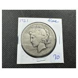 Key Date 1921 Peace Silver Dollar Key Date 1921 Peace Silver Dollar