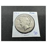 Key Date 1921 Peace Silver Dollar Key Date 1921 Peace Silver Dollar