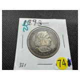 1893 Columbian Commem. Silver Half Dollar 1893 Columbian Commem. Silver Half Dollar