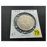 1946 Iowa Commem. Silver Half Dollar - Marked XF When Purchased -  Greysheet Wholesale Price for an XF40 is $65 1946 Iowa Commem. Silver Half Dollar - Marked XF When Purchased -  Greysheet Wholesale Price for an XF40 is $65