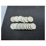 Twenty 40% Silver 1966 -1969 Mixed Date Kennedy Half Dollars Twenty 40% Silver 1966 -1969 Mixed Date Kennedy Half Dollars