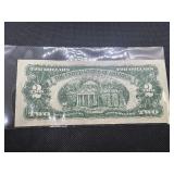 1963 Series Red Seal Two Dollar Bill 1963 Series Red Seal Two Dollar Bill