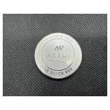ASAHI BU 1 Oz. .999 Silver Round ASAHI BU 1 Oz. .999 Silver Round