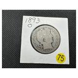 1893-O Silver Barber Half Dollar - Early Semi-Key Date! 1893-O Silver Barber Half Dollar - Early Semi-Key Date!