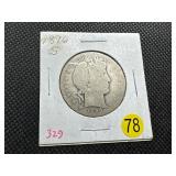 1896-S Silver Barber Half Dollar - Early Key Date! 1896-S Silver Barber Half Dollar - Early Key Date!