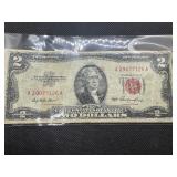 1953 Red Seal Two Dollar Bill 1953 Red Seal Two Dollar Bill
