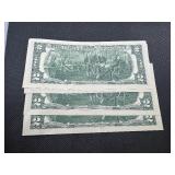 Five Sequential Two Dollar Bills Five Sequential Two Dollar Bills