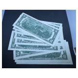 Ten Sequential Two Dollar Bills Ten Sequential Two Dollar Bills
