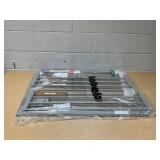 BABELIO 36-Inch Tall Baby Gate, 26-40" Wide Auto-Close Pet Gate, Easy Install and No-Drilling, Pressure Mounted with Wall Protectors and Extension Kits, Gray BABELIO 36-Inch Tall Baby Gate, 26-40" Wide Auto-Close Pet Gate, Easy Install and No-Drilling, Pressure Mounted with Wall Protectors and Extension Kits, Gray