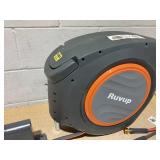 Ruvup Retractable Garden Hose Reel,1/2in x 150ft Water Hose Reel with Metal Bracket, UV Resistant Automatic Hose Reel Wall Mount for Outside, Slow Retraction Any Length Lock 10 Spray Nozzle Ruvup Retractable Garden Hose Reel,1/2in x 150ft Water Hose Reel with Metal Bracket, UV Resistant Automatic Hose Reel Wall Mount for Outside, Slow Retraction Any Length Lock 10 Spray Nozzle