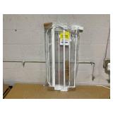 Regalo Easy Step Extra Tall Walk Thru Baby Gate, Includes 4-Inch Extension, and 4 Pack of Wall Cups and Mounting Kit, White 91.55 cm x 73.66-92.71 cm Regalo Easy Step Extra Tall Walk Thru Baby Gate, Includes 4-Inch Extension, and 4 Pack of Wall Cups and Mounting Kit, White 91.55 cm x 73.66-92.71 cm