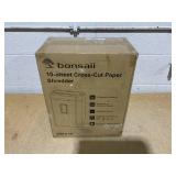 Bonsaii 10-Sheet Home Shredder Cross-Cut Paper Shredder Shreds Credit Cards/Staples/Clips Bonsaii 10-Sheet Home Shredder Cross-Cut Paper Shredder Shreds Credit Cards/Staples/Clips