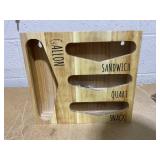 Losvio Bag Storage Organizer for Kitchen Drawer, Wooden Farmhouse Style Bags Organizer, Compatible with Gallon, Quart, Sandwich and Snack Variety Size Bag (Natural) Losvio Bag Storage Organizer for Kitchen Drawer, Wooden Farmhouse Style Bags Organizer, Compatible with Gallon, Quart, Sandwich and Snack Variety Size Bag (Natural)
