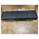 Modern Faux Leather Futon with Cupholders and Pillows, Black Modern Faux Leather Futon with Cupholders and Pillows, Black