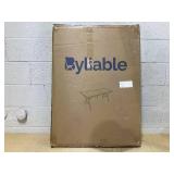 Folding Table 6ft Portable Heavy Duty Plastic Fold-in-Half Folding Table 6ft Portable Heavy Duty Plastic Fold-in-Half