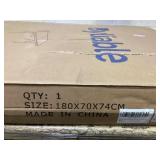 Folding Table 6ft Portable Heavy Duty Plastic Fold-in-Half Folding Table 6ft Portable Heavy Duty Plastic Fold-in-Half