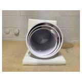 HAISIWLKJ 3PCS Cylinder Pedestal Stands for Parties, White Metal Round Cylinder Plinths Dessert Table Display Pillars for Birthday Wedding Bridal Baby Shower Party Decorations(Small) HAISIWLKJ 3PCS Cylinder Pedestal Stands for Parties, White Metal Round Cylinder Plinths Dessert Table Display Pillars for Birthday Wedding Bridal Baby Shower Party Decorations(Small)