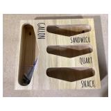 Food Storage Bag Organizer Holders - Premium Wood Kitchen Drawer Food Storage Bag Organizer Holders - Premium Wood Kitchen Drawer