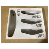 Food Storage Bag Organizer Holders - Premium Wood Kitchen Drawer Food Storage Bag Organizer Holders - Premium Wood Kitchen Drawer