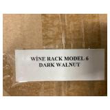Wine Rack Dark Walnut Wine Rack Dark Walnut