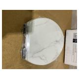 Angel Shield Marble Toilet Seat Durable Molded Wood with Quiet Close,Easy Clean,Quick-Release Hinges (Elongated,White Marble) Angel Shield Marble Toilet Seat Durable Molded Wood with Quiet Close,Easy Clean,Quick-Release Hinges (Elongated,White Marble)