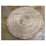GRUHUM Handwoven Jute Area Rug 5 feet Round Natural Fiber Boho Soft Braided Rustic Vintage Beige Reversible Eco Friendly Rugs Farmhouse Indoor Outdoor Kitchen Bedroom Living Room Hallways (5 GRUHUM Handwoven Jute Area Rug 5 feet Round Natural Fiber Boho Soft Braided Rustic Vintage Beige Reversible Eco Friendly Rugs Farmhouse Indoor Outdoor Kitchen Bedroom Living Room Hallways (5