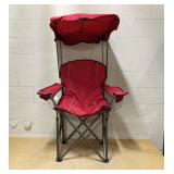 Alpha Joy Folding Canopy Chair Beach Camping Chair with Cup Holder and Storage Bag Suitable for Outdoor Camping Fish, Red Alpha Joy Folding Canopy Chair Beach Camping Chair with Cup Holder and Storage Bag Suitable for Outdoor Camping Fish, Red
