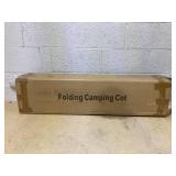Folding Cmping Cot Black 72" x 27" Folding Cmping Cot Black 72" x 27"