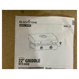 Blackstone 2-Burner Smoky Mountain Gray 22" Adventure Ready Tabletop Griddle Bundle Blackstone 2-Burner Smoky Mountain Gray 22" Adventure Ready Tabletop Griddle Bundle
